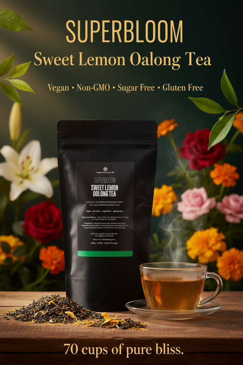Superbloom - Sweet Lemon Oolong Green Tea