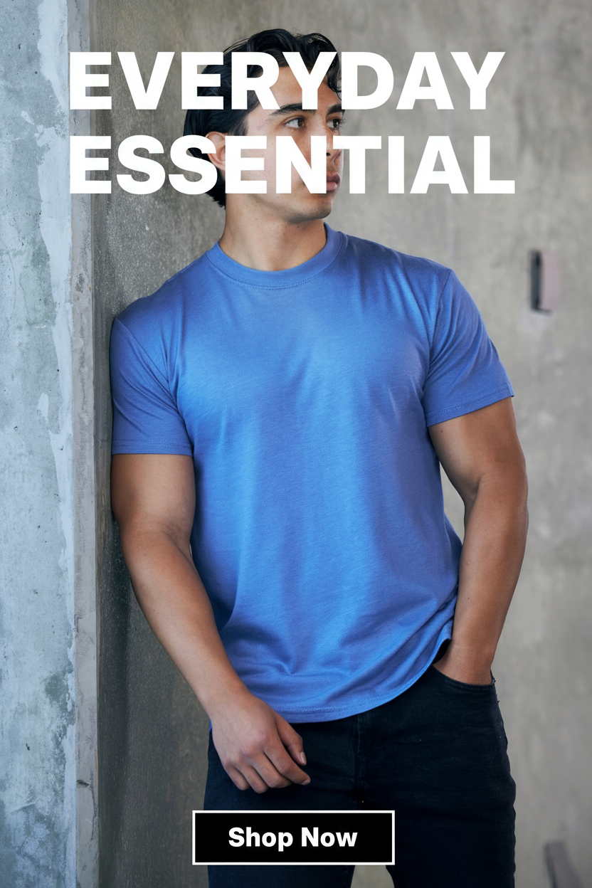 The Original Men's Bamboo Viscose/Organic Cotton Short Sleeve T-Shirt - Classic Cut