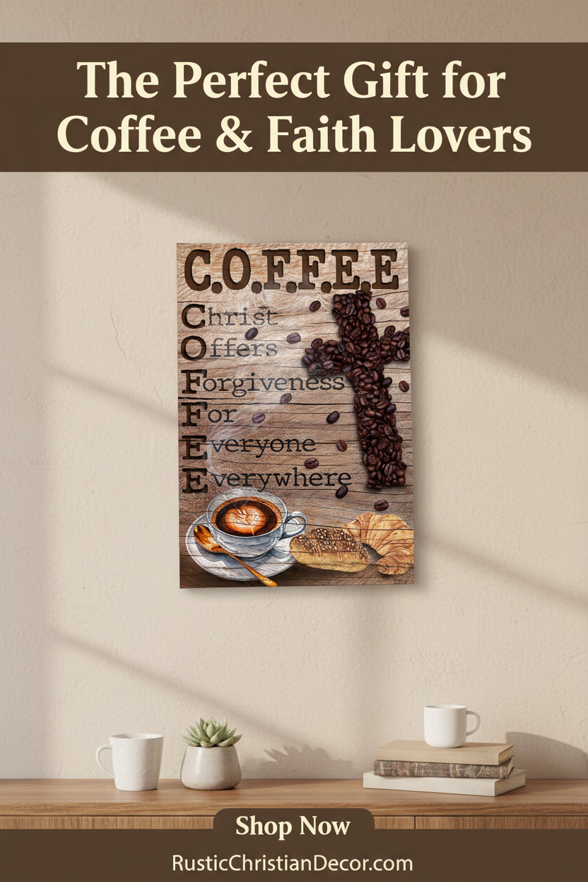 Christ And Coffee Faith Sign III